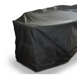 8 Seater Rectangle Weather Cover in Black